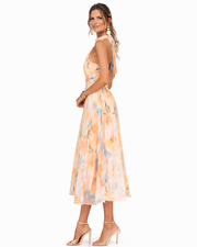 JOANNA | Sukienka maxi z dekoltem halter
