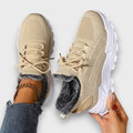 ZOFIA | Ocieplane sneakersy na sznurowadła